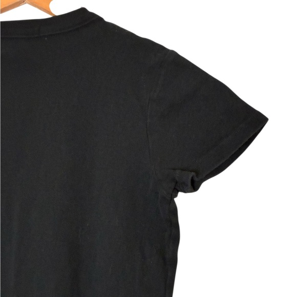 Brandy Melville | Black short sleeve crewneck crop top tee shirt dragon print - Picture 8 of 13